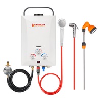 CAMPLUX Portable Gas Hot Water Heater With Stand Shower Hot Water System Outdoor Caravan