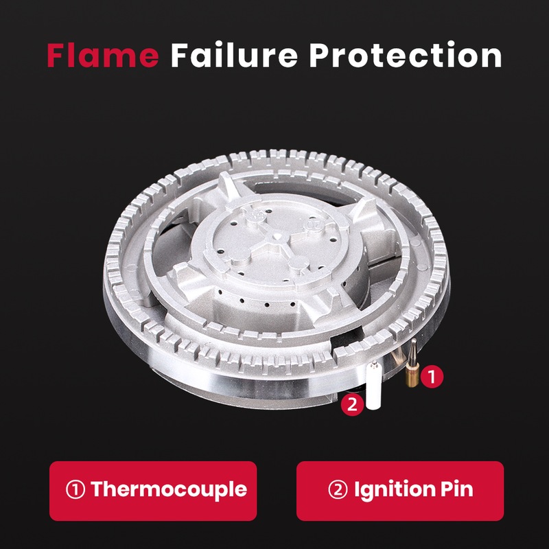 GASLAND chef 30cm Gas Cooktop Single Burner Stainless Steel Stove Buy