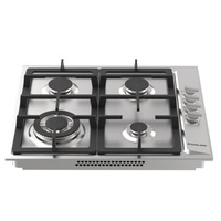GASLAND chef 60cm Gas Cooktop GH60SSC Stainless Steel Build-in 4 Burners Side Control Gas Stove