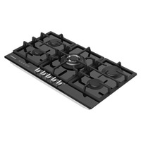 GASLAND chef 90cm Gas Cooktop GH90BF Black Glass 5 Burners Gas Stove NG LPG Available AU PLUG