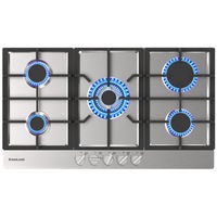 GASLAND chef 90cm Gas Cooktop GH90SF 5 Burners Cast Iron Trivet Cooking Hob NG LPG AU PLUG