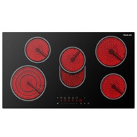 GASLAND CH90BF 90cm Ceramic Cooktop - Upgraded Slider Control & Keep-Warm - 5-Zone 8500W - 9 Power Levels - Aussie Certified
