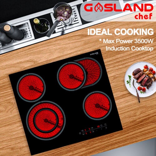 GASLAND chef Ceramic Cooktop 60cm 4 Burners Electric Cooktop Kitchen Touch Control