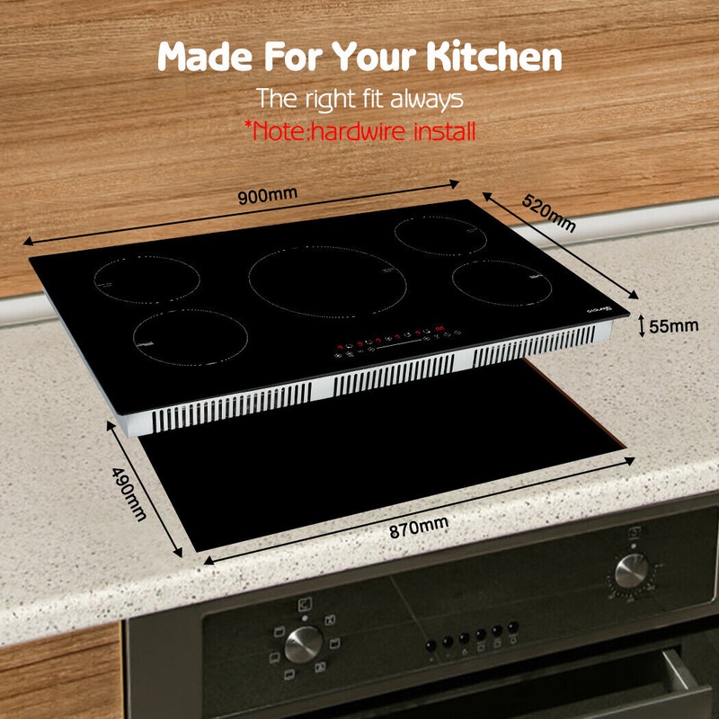 Buy GASLAND chef Electric Induction Cooktop 90cm 5 Burners Kitchen