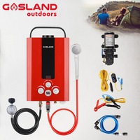 GASLAND Gas Hot Water Heater Portable Pump LPG Caravan Camping Hose Fittings RV