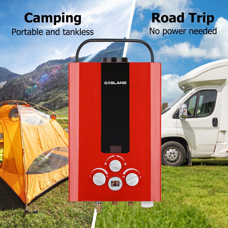 Buy GASLAND Gas Water Heater 8L Outdoor Camping RV LPG Instant Hot