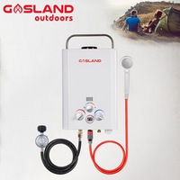 GASLAND Portable Gas Water Heater 8L/Min Caravan Instant Hot Shower