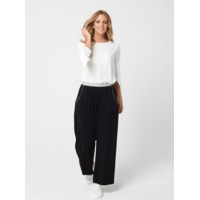 PAISLEY Trousers in Black