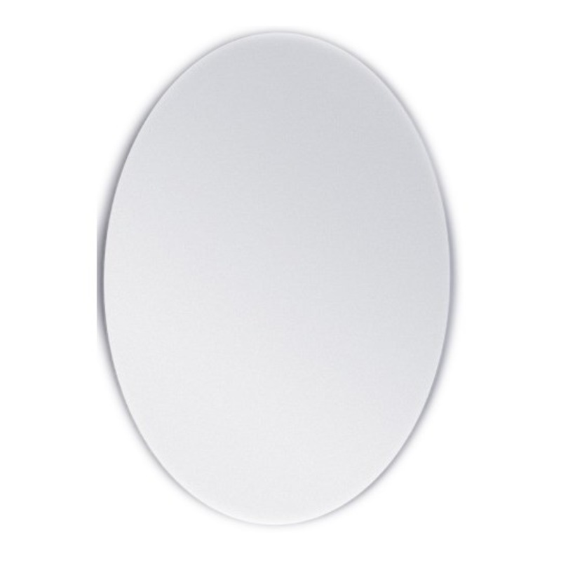 Buy Budget Range Oval Bevel Edge Bathroom Mirror MyDeal