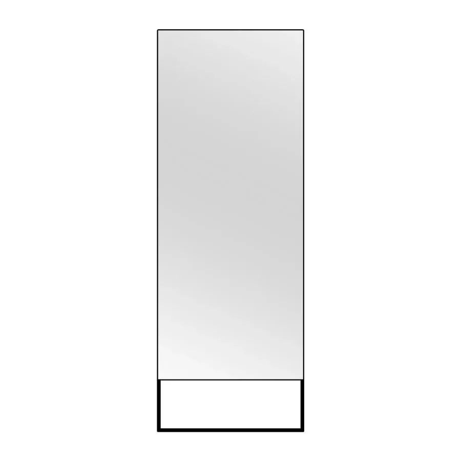 Black Metal Frame Free Standing Mirror - 3 sizes available