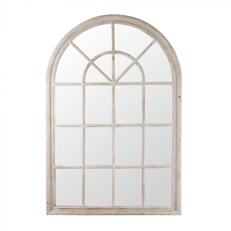 Buy Grey Arched Cathedral Mirror 100cm x 150cm - MyDeal