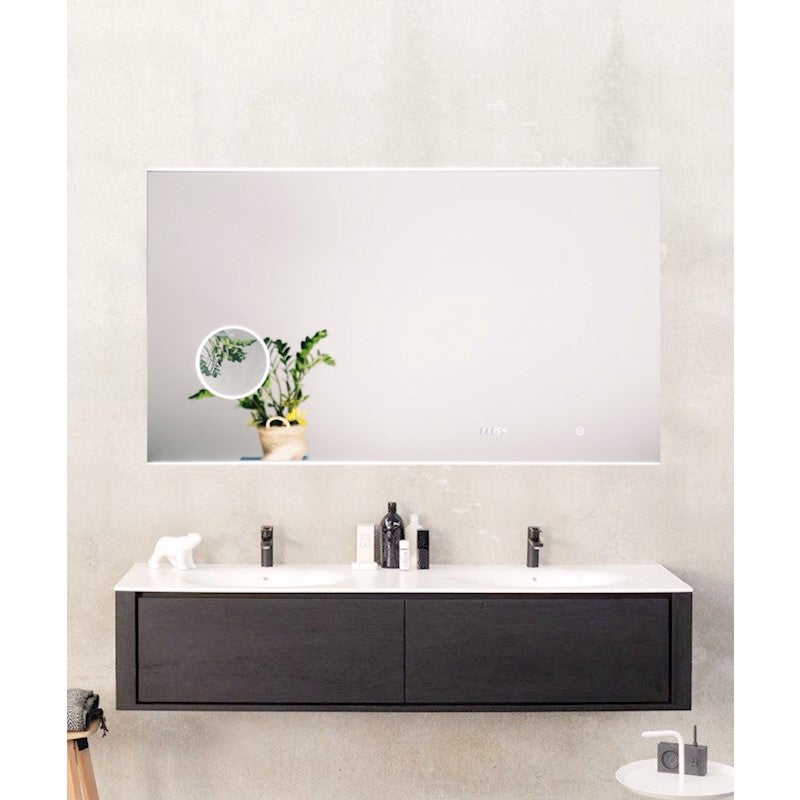 Lacey Led Front Lit Mirror With, Led Front Lit Mirror