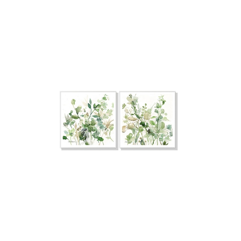 Buy Set of 2 Sage Garden By Carol Robinson Wall Art Canvas 3 sizes ...