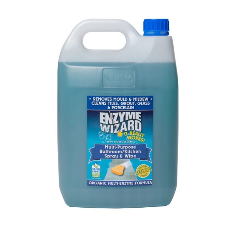 Buy Enzyme Wizard Mould & Mildew 5L Cleaner Bathroom/Kitchen Spray Ph