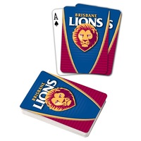 AFL Brisbane Lions Aussie Rules Deck Playing Cards Poker Cards