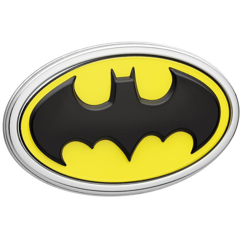Buy Batman Car Emblem 3D Black Yellow Chrome DC Comics Automotive Decal