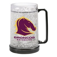 Brisbane Broncos NRL Freeze Beer Stein Frosty Mug Cup