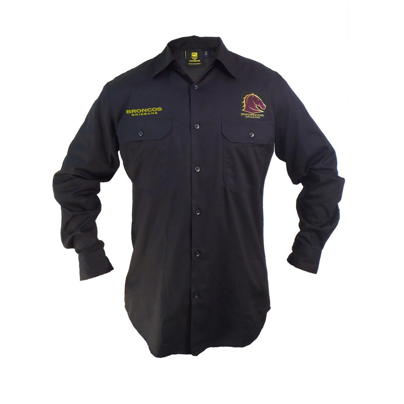 Men's BRISBANE BRONCOS WET WEATHER JACKET, Performance Black, Mens NRL  Clothing