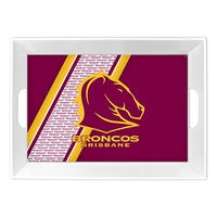 Brisbane Broncos NRL Melamine Breakfast Serving Tray