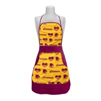 Brisbane Broncos NRL Retro Ladies Apron Mothers Day Gift Kitchen Cooking BBQ