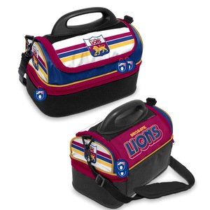Brisbane Lions AFL Retro Design Insulated DOME Box Cooler BAG