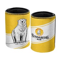 Bundy Bundaberg Bear Yellow Can Cooler Stubby holder