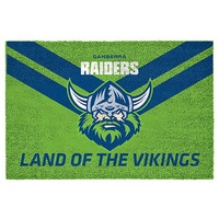 Canberra Raiders NRL Doormat for Home Man Cave Bar BBQ