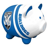 Canterbury Bulldogs NRL Dolomite Piggy Bank Money Box with Coin Slot