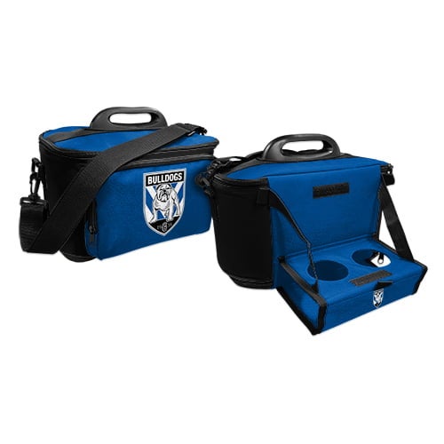 Canterbury Bulldogs NRL drink cooler esky carry bag with drink tray/table