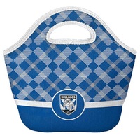 Canterbury Bulldogs NRL Neoprene Cooler Shopping Bag Top Pocket with Zip and Handle