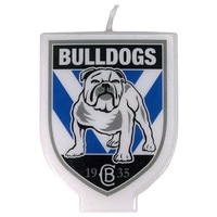 Canterbury Bulldogs NRL Team Logo Birthday Candle
