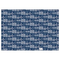 Carlton Blues AFL Gift Wrapping Paper School Book Covering
