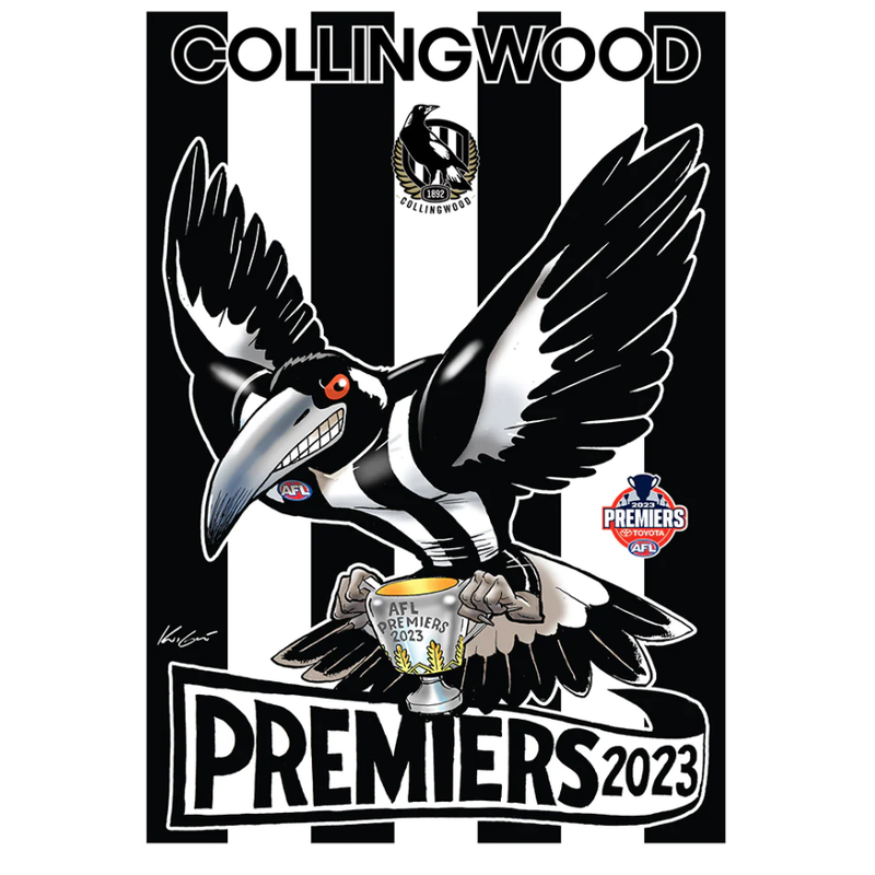 Collingwood Magpies Youth Fishing Shirt - Fish Finder – Gift Works