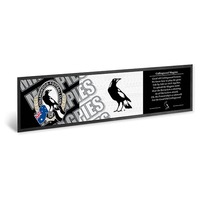 Collingwood Magpies AFL Bar Mat Runner
