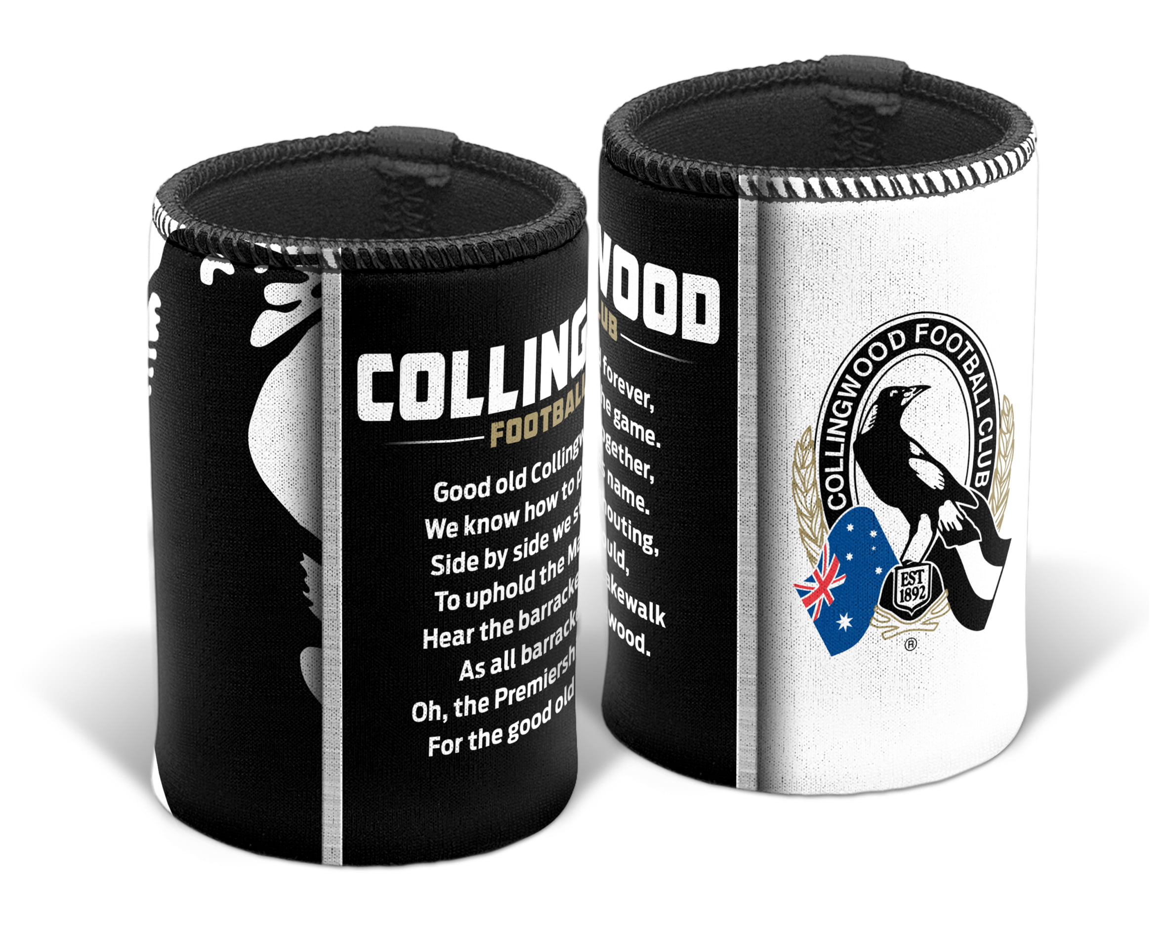 Western Bulldogs AFL TEAM Beer Can Bottle Cooler Stubby Holder Cosy DAD Gift 