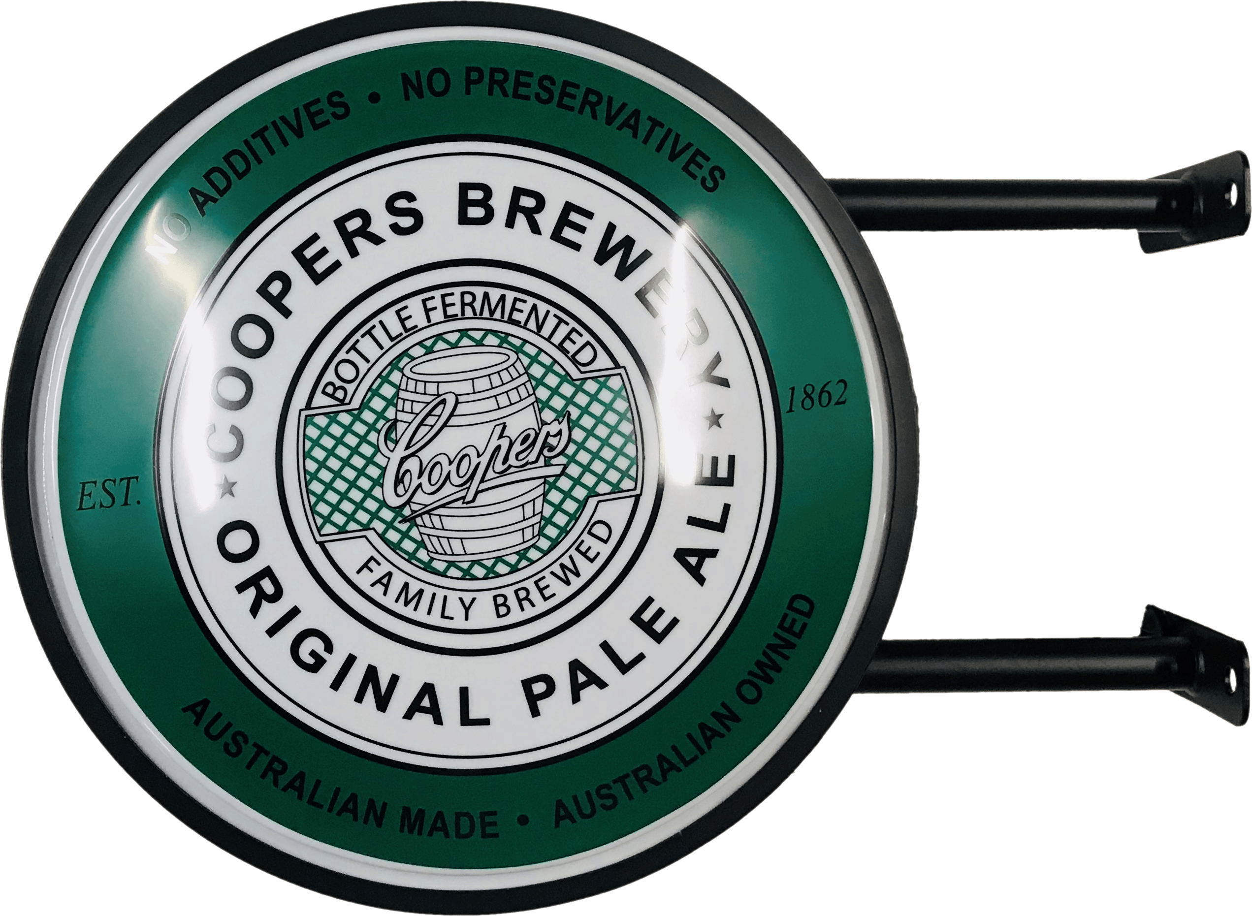 Coopers Brewery Original Pale Ale Green Beer Bar Lighting Wall Sign Light LED