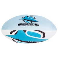 Cronulla Sharks NRL Plush Football Ball Soft Sublimated Team Jersey Print