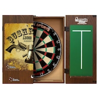 Formula Sports Dart Board Set Ned Kelly Bushranger with MICRO BAND 3