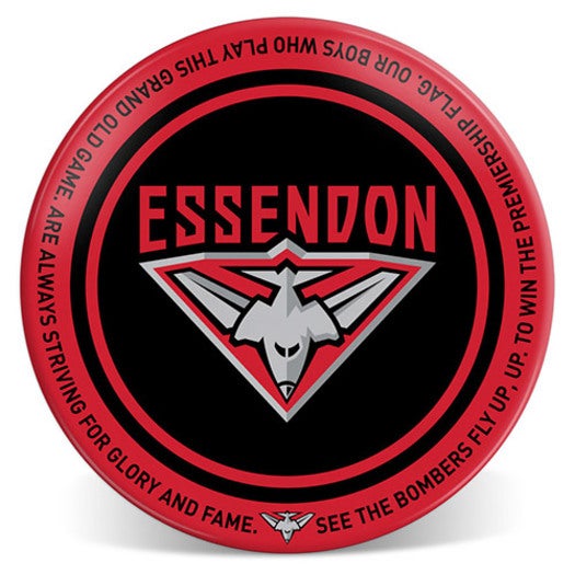 Essendon Bombers AFL 20cm Melamine Dinner Plate