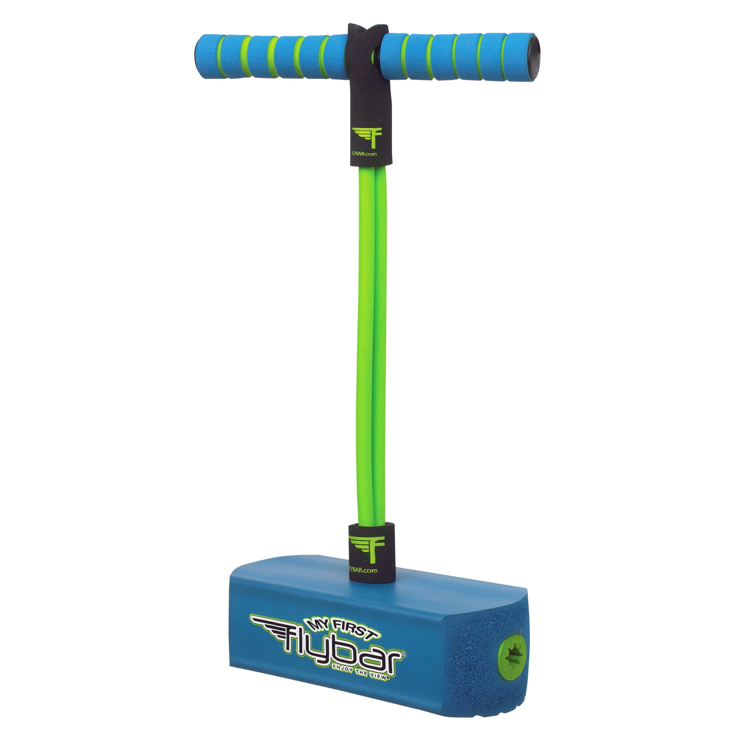 Flybar Pogo Jump & Squeak Infant Toy Game - Blue
