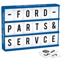 FORD Light Up Box Sign - Comes with 85 Letters and Ford Symbols