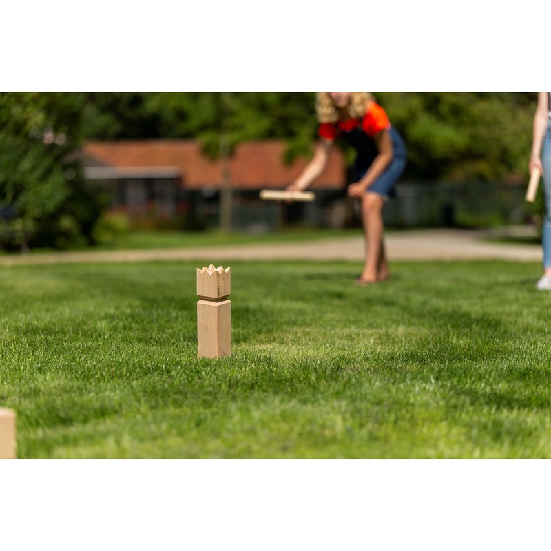 Formula Sports LARGE Wooden Kubb Towers with Throwing Sticks Outdoor