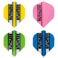 Formula Sports Ruthless Plain Standard Dart Board Darts Flights 4 Sets