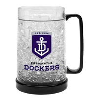 Fremantle Dockers Freo AFL Aussie Rules Freeze Beer Stein Frosty Mug Cup