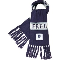 Fremantle Dockers Freo AFL Bar Scarf Warm Winter Neckwear