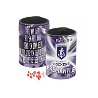 Fremantle Dockers Freo AFL Team Song MUSICAL Can Cooler Stubby Holder