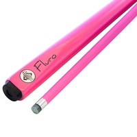 Formula Sports NEON FLURO Pool Snooker Billiard Cue Stick PINK 2 Piece Leather Tip