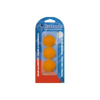 GARLANDO Soccer Foosball Table Balls 3 Pack Orange
