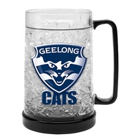Geelong Cats AFL Aussie Rules Freeze Beer Stein Frosty Mug Cup