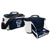Geelong Cats AFL Lunch Cooler Bag With Drink Tray Table